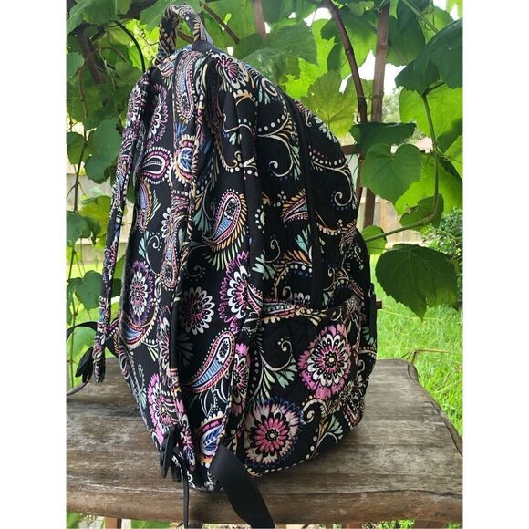 VERA BRADLEY Lighten Up Essential Backpack Bandana Swirl Pattern Computer Bag - Picture 6 of 16